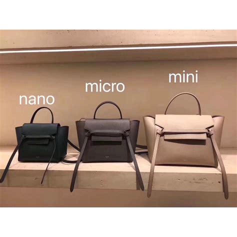 celine box nano|Celine nano vs micro.